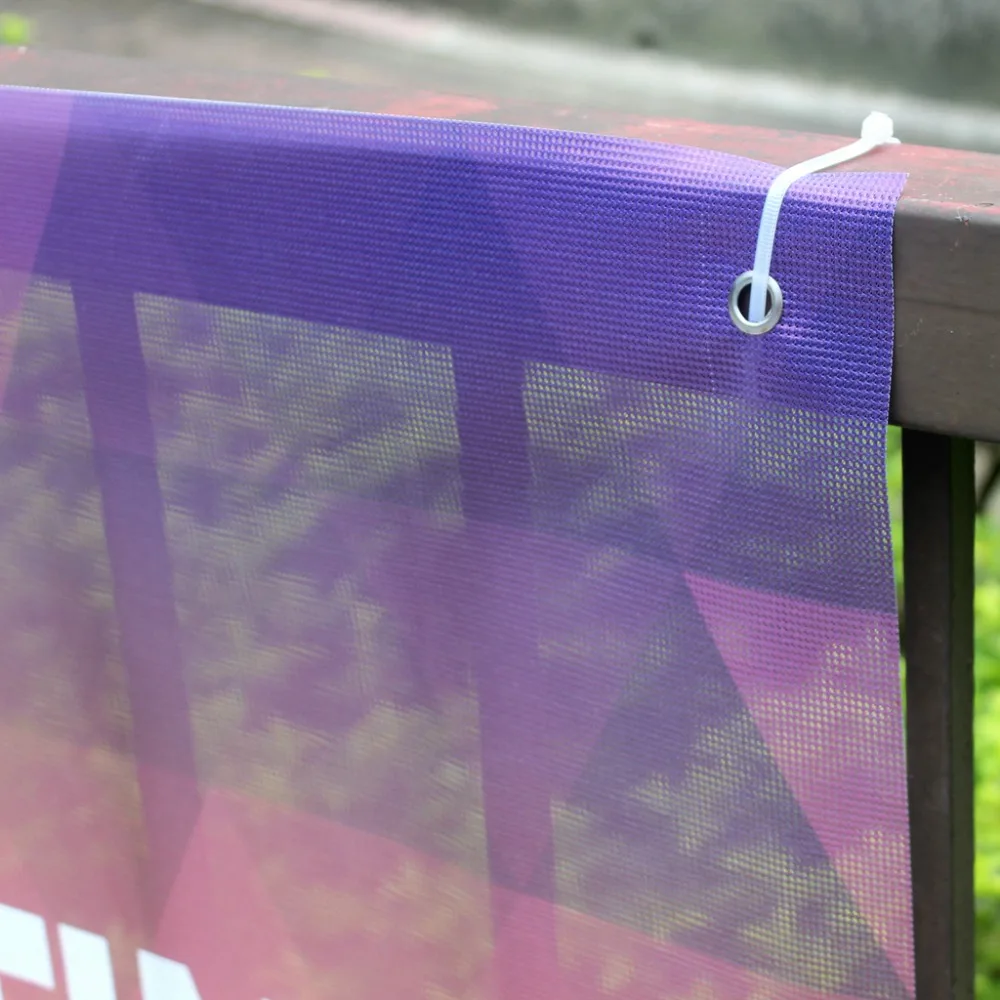 Digital Print Hanging Outdoor Event Printing Fence Backdrop Mesh Banner