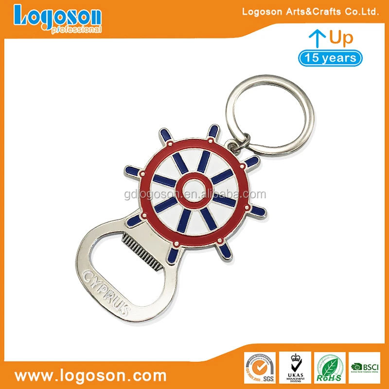 Souvenir Denmark Keyring Charm Top Quality Metal Craft Custom Crown Keychain