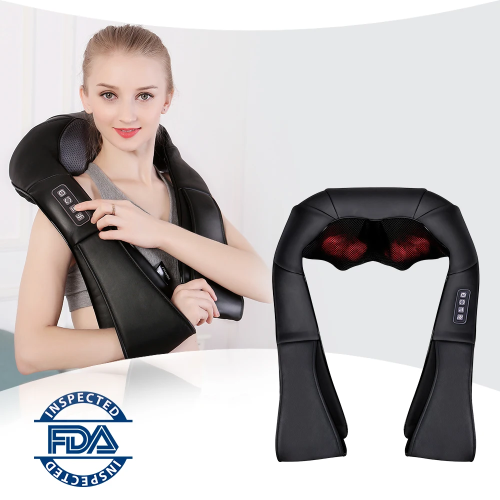 LUYAO 580A Electric Heat Shiatsu Machine Body Massagers Shiatsu Back Neck  And Shoulder Massager Of Neck Kneading With Heat - Buy LUYAO 580A Electric  Heat Shiatsu Machine Body Massagers Shiatsu Back Neck