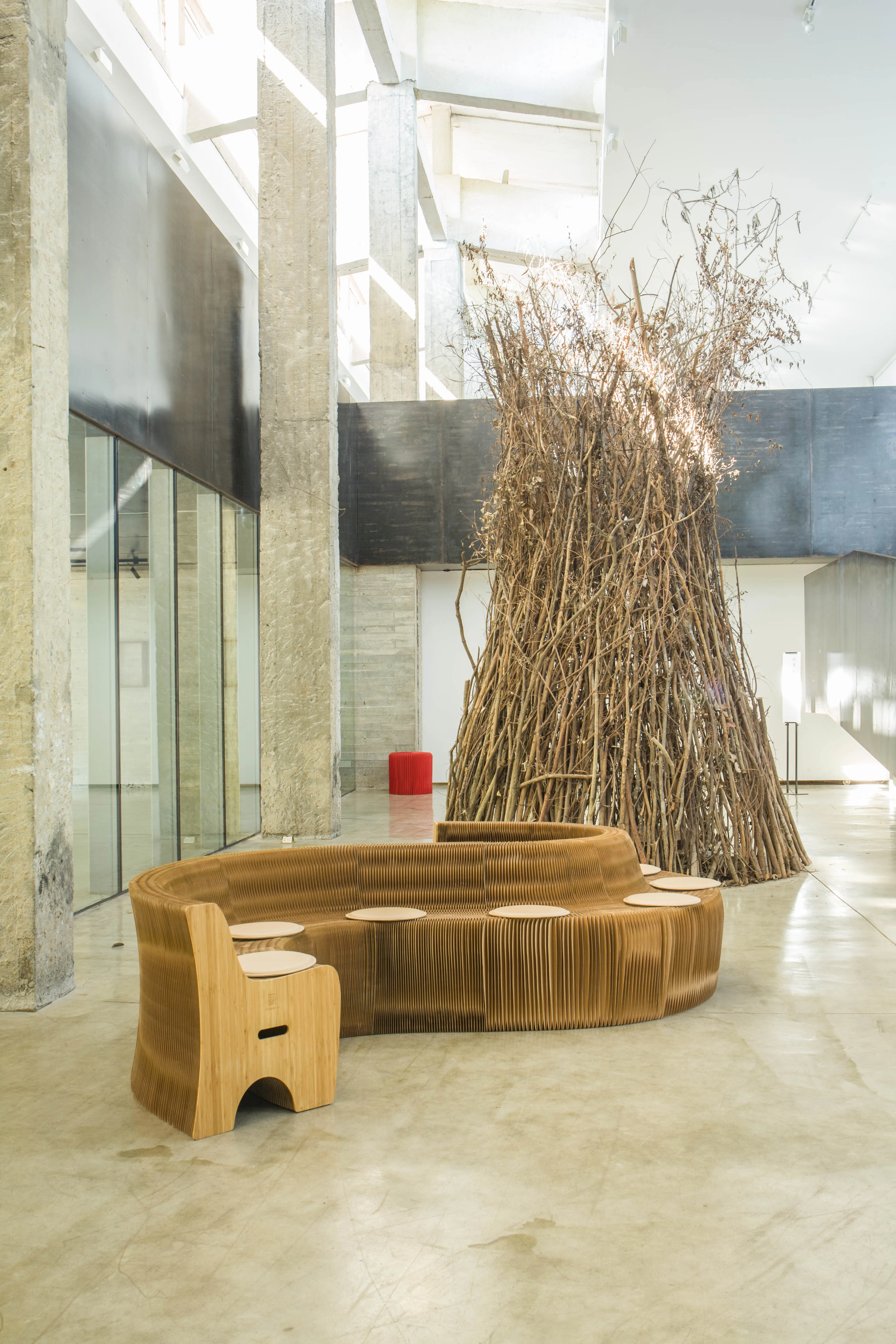 IHペーパー ハニカム カスタムデザイン ソファ シリンダー