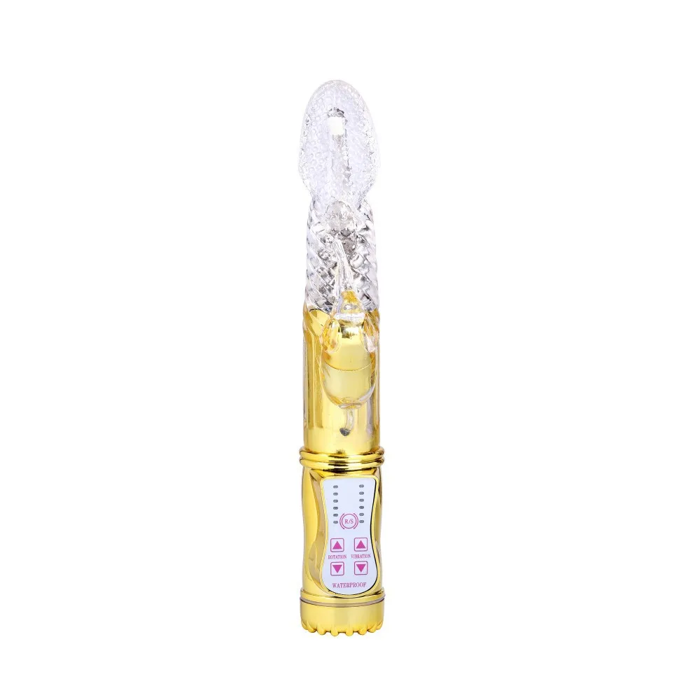 Sex 36 Multi-Speeds Female Vagina 360 Rotation Rabbit Vibrator Crystal  Purple Silicone Massage Vibrator Pictures