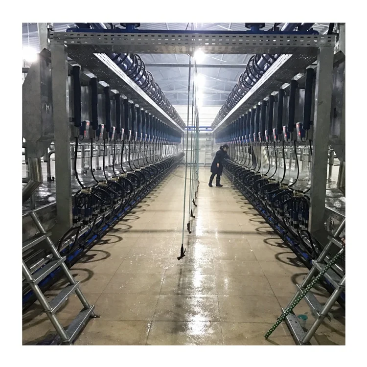 Big Farm Parallel Digital Meter Modern Cow Automatic Milking Parlor Machine Equipment