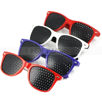 Unisex Pinhole Glasses – Vision Training Eyewear For Myopia, Hyperopia & Astigmatism, Adults & Kids, PC Frame