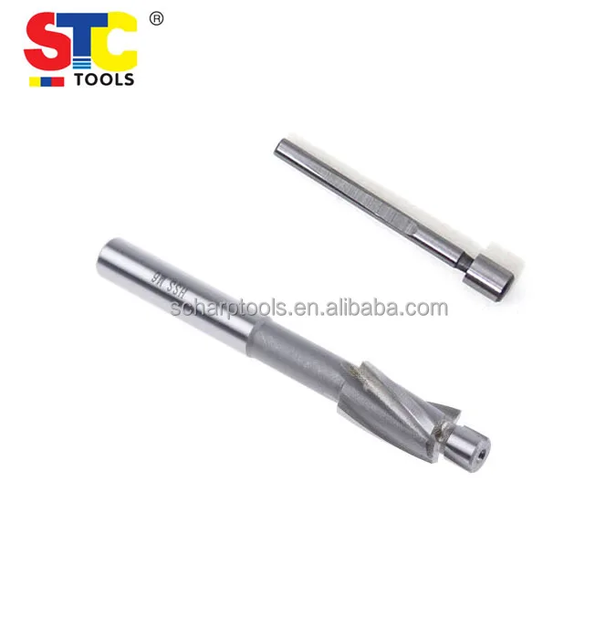 Interchangeable pilot Counterbore Straight Shank HSS