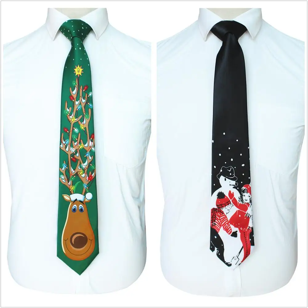 The Christmas Collection Light Weight Christmas Classic Necktie Tie 2-165 New Cravate de Noël Cravatta di Natale