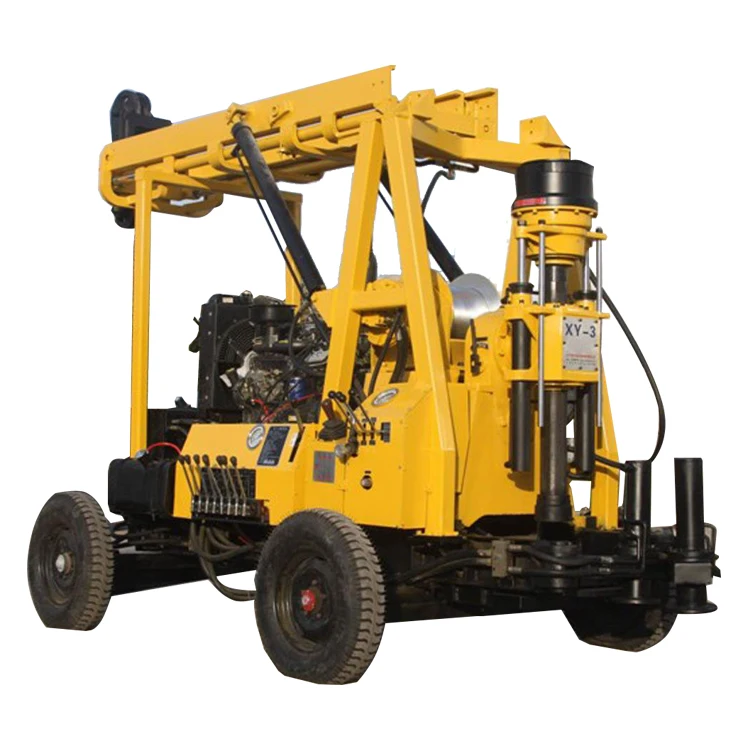 Well Drilling Rig,Wheeled Drilling Rig,Trailer Mounted Drilling Rig,P...
