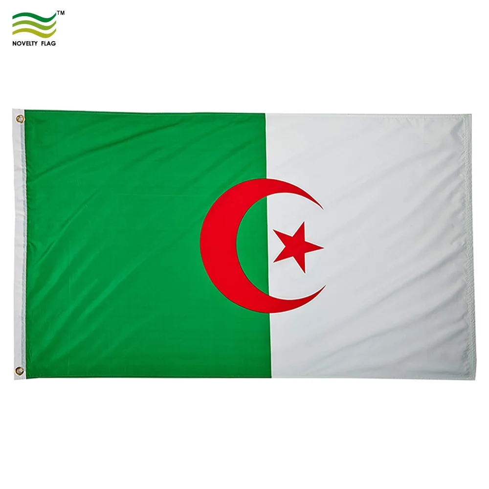 Cờ Algeria: Cờ Algeria đang được khắp nơi trưng bày để kỷ niệm những cột mốc lịch sử của đất nước. Cờ đỏ, trắng, xanh với cách bố trí độc đáo giúp người dân Algeria tự hào về quốc gia của mình. Cờ Algeria không chỉ là biểu tượng của sự độc lập và tinh thần chiến đấu, mà còn là niềm tin và hy vọng của những thế hệ trẻ sáng tạo và phát triển đất nước.