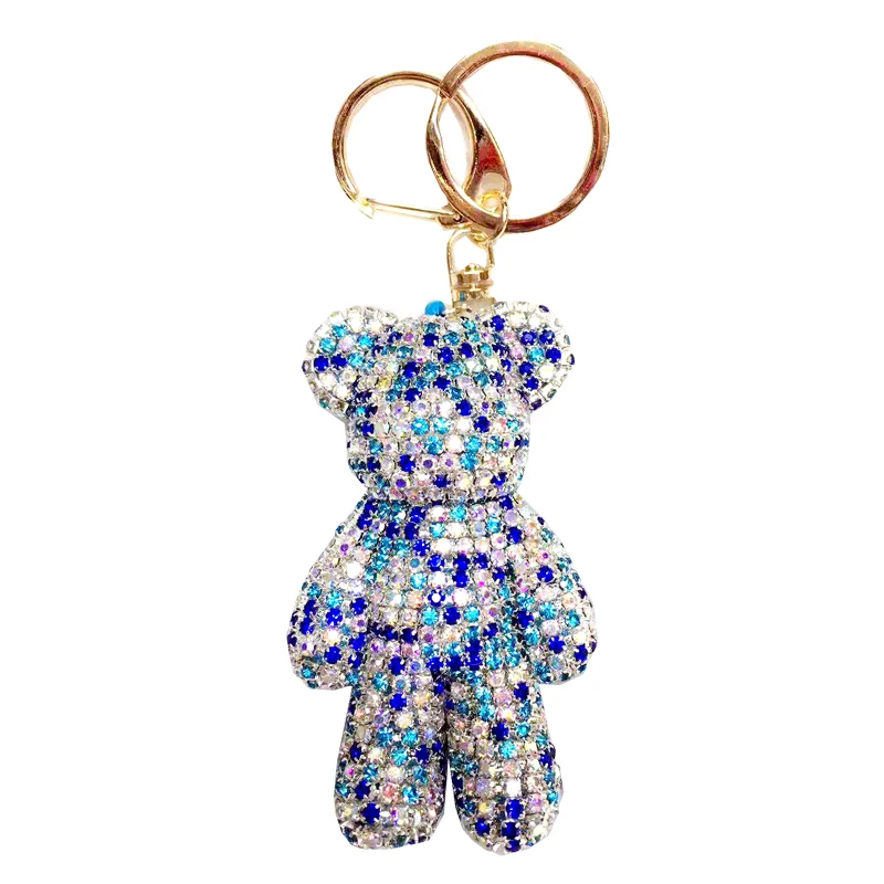 Alloy Key Chain Anime Key Buckle Pendant Crystal Car Key Chain Luggage and Bags case Upholstery Supplies Dolls
