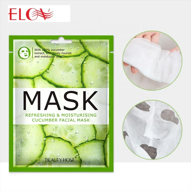 Оптовая продажа уход за кожей Корейская увлажняющая маска для лица контроля жирности огурцов популярная подтягивающая фруктовая Органическая