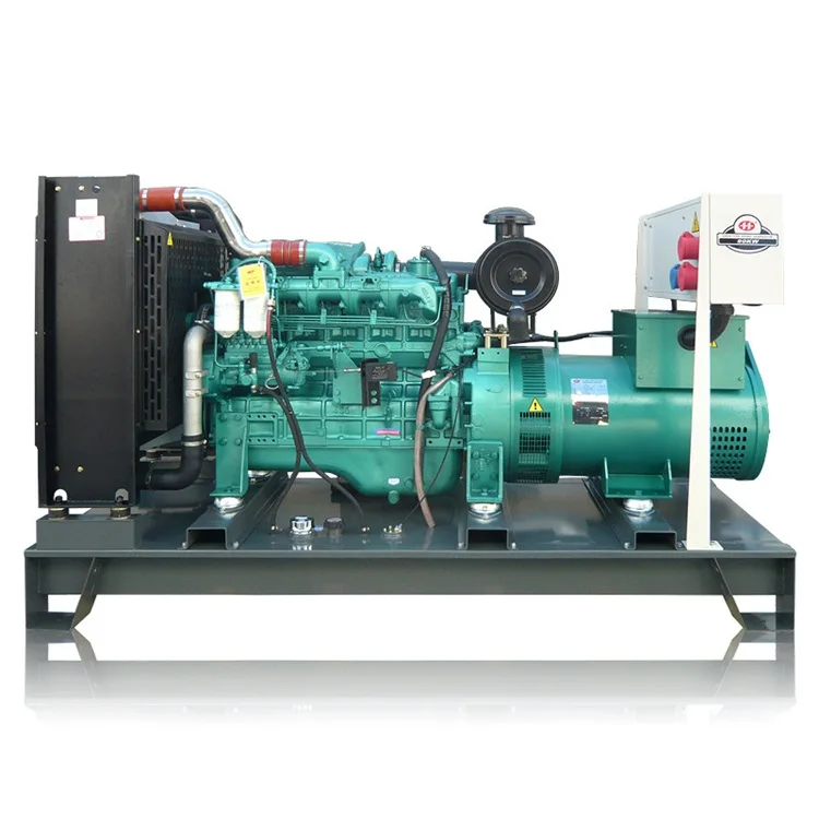 Open Silent Type 50kva 60kva 70kva 80kva Diesel Generator Set With Cum-mins Per-kins Weichai Yuchai Engine