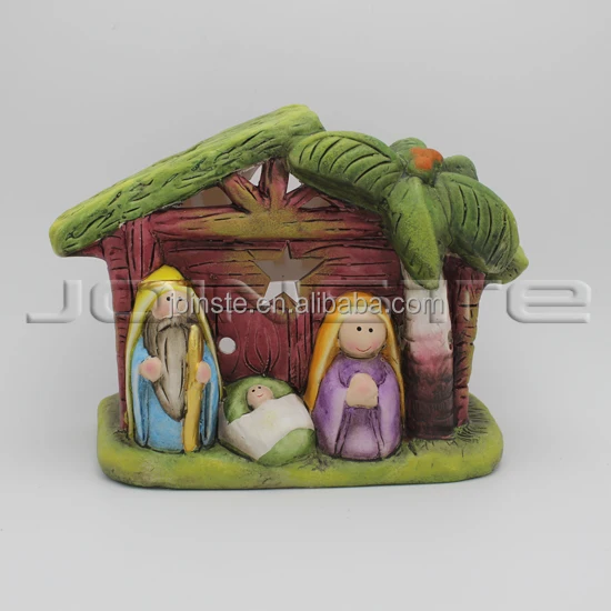 3D-изображения с изображением дня рождения Иисуса Христа, набор для Рождества Христова