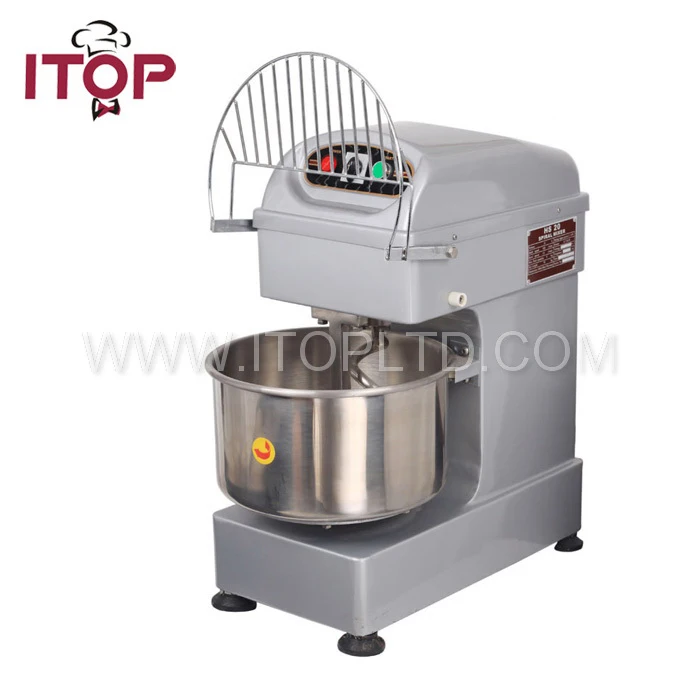 Stainless Steel Bowl Spiral Mixer for Dough Mixing HS20 - China Food Mixer  and Spiral Mixer price