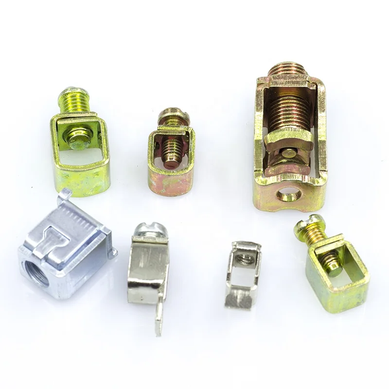Wholesale M5 electrical meter screw terminal blocks,customize clamp wire  terminal From