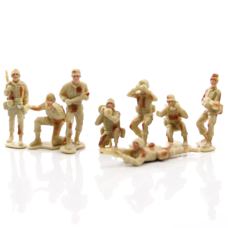 Kids Play Game Set Plastic Army Toys Custom Plastic 3D Miniature Soldiers