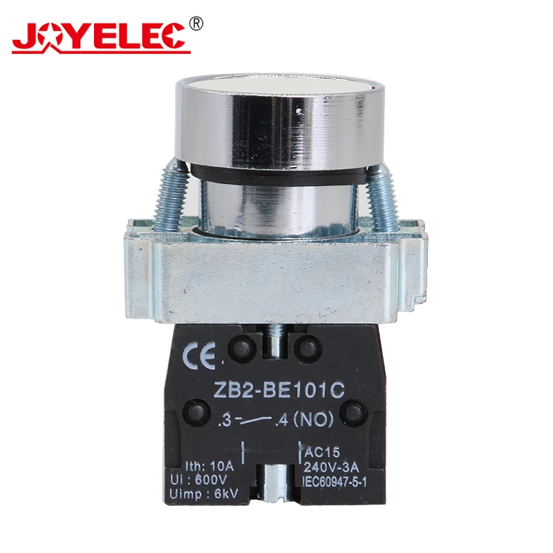 ZB2-BE101C Blue Sign Momentary Push Button Switch 600V 10A  5 x 22mm 1 NO N/O✦Kd 
