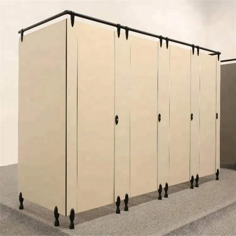 Brand New Brikley Modern Design Phenolic HPL 12mm Thick Eco-Friendly Compact Hotel Use Toilet Cubicle Partition Aluminium SS304