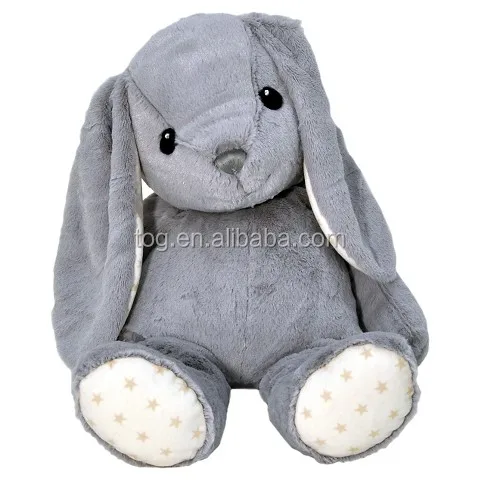 grey stuffed bunny