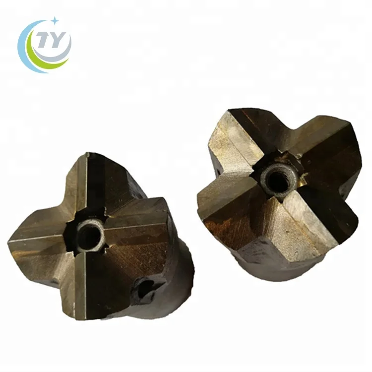 Tungsten Carbide Forged Tips Taper Cross Bits for Drilling Tool for Rock Drilling