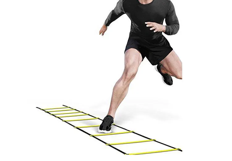 Пользовательские Прочный Регулируемый Фитнес плоским Обучение Скорость ловкость лестница