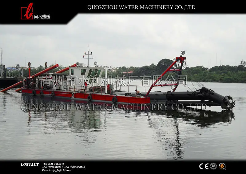 Small sand mining gold dredger/chain bucket gold dredger/mini gold dredger for sale