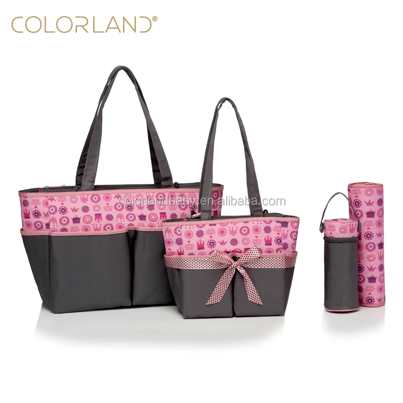 Colorland  Multifunction Diaper Bag Large Capacity Mommy Baby Nappy Bag for Women Toddler Newborn