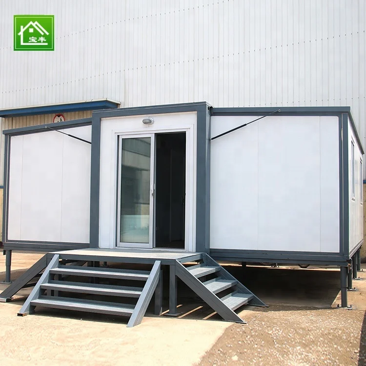 Prefabricated House 20 Feet/40 Feet Foldable Prefab Granny Flat with Foldable Flat Pack New Zealand/Canada/Australia