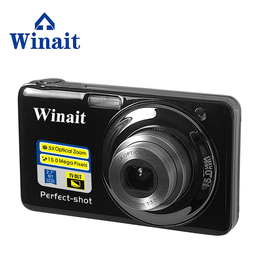 DC-V600 Mini Cheap 4x Digital Zoom Video Camera OEM Fluorescent Lamp Colorful Camera Anti- Red -eye Digital Camera Good Quality