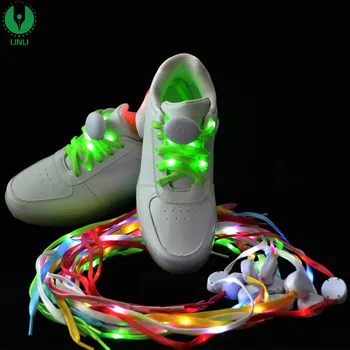 Safe Jogging Night Lighting LED Shoe Laces,Running Led Flashing Shoelace,Night Sports Glow Shoelace