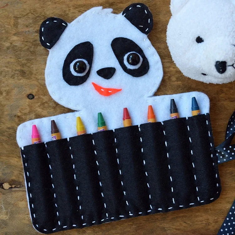 フェルトペンシルポーチクレヨンバッグネクタイ掛けロゴプリント Buy 無料サンプル無地フェルトケースペンバッグ子供のための印刷 カスタムペンケース フェルトクレヨンポーチ赤子供のための色 カスタムペンケースフェルトペンポーチとダークグレー子供のための色