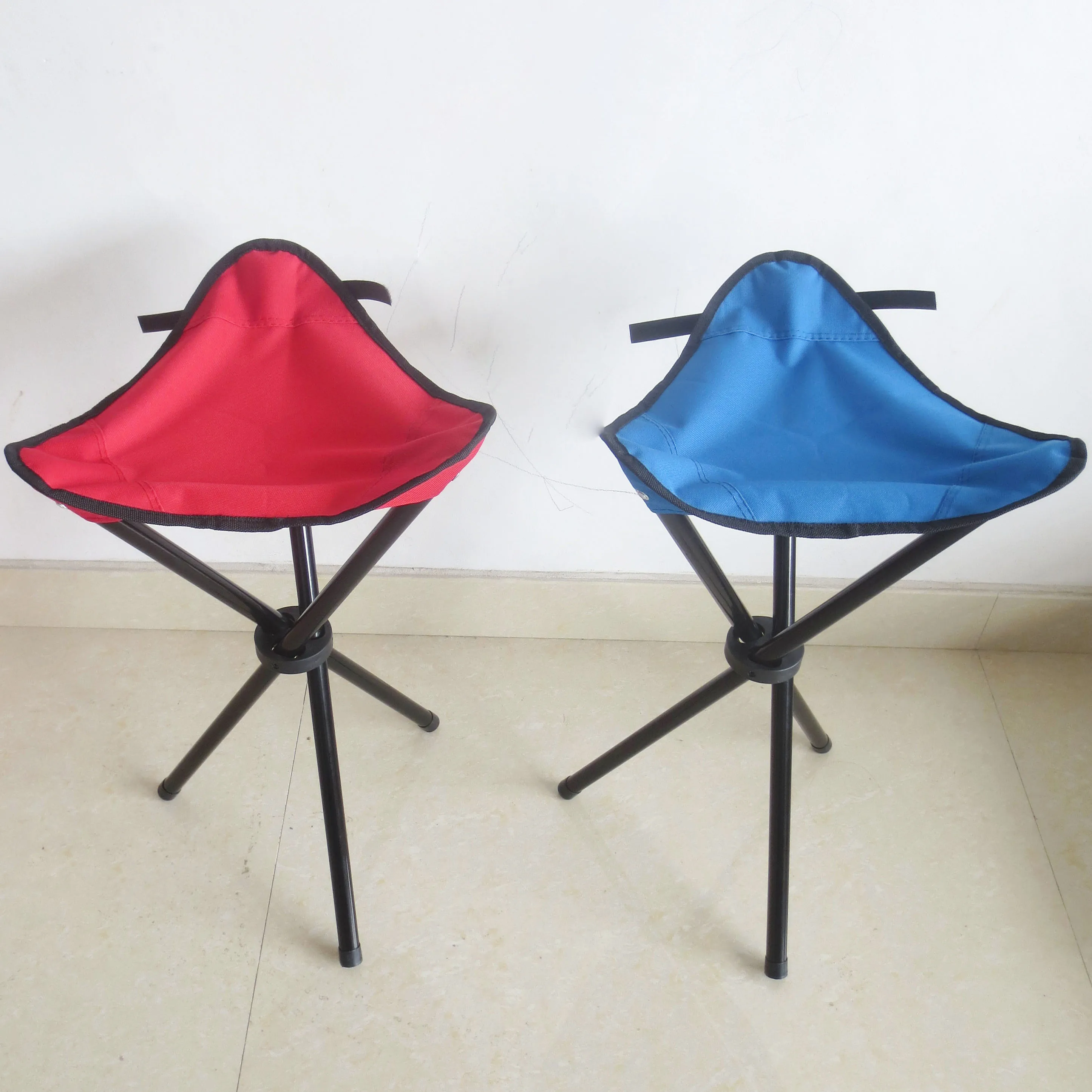 Популярный дешевый складной стул с 3 ножками для кемпинга и рыбалки с чехлом для переноски