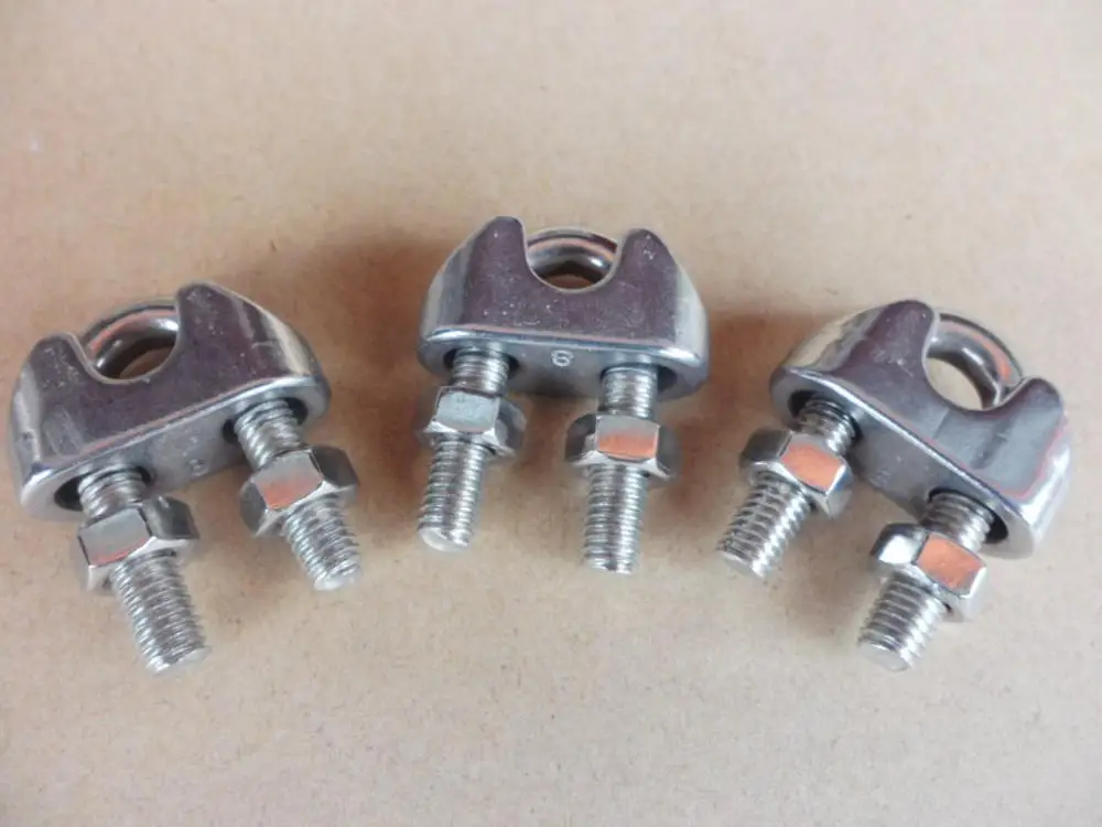 Зажим для проволочного троса из нержавеющей стали