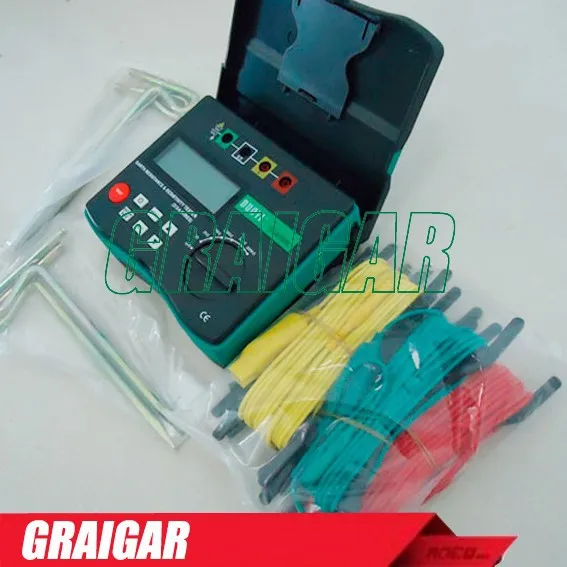 DUOYI DY4300B тестер сопротивления заземления 4-Клемма и