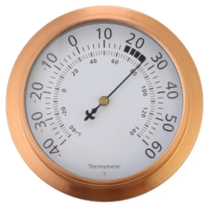 Metal Wall Thermometer Price Manufacturer 4.5 Inch Small Round Thermometer