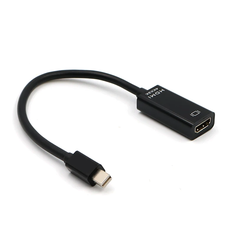 Hot Sale 4k 2k Mini DP to HDMI Cable Male to Female Adapter Mini  DisplayPort to HDMI Adapter for MacBook Pro MacBook Air