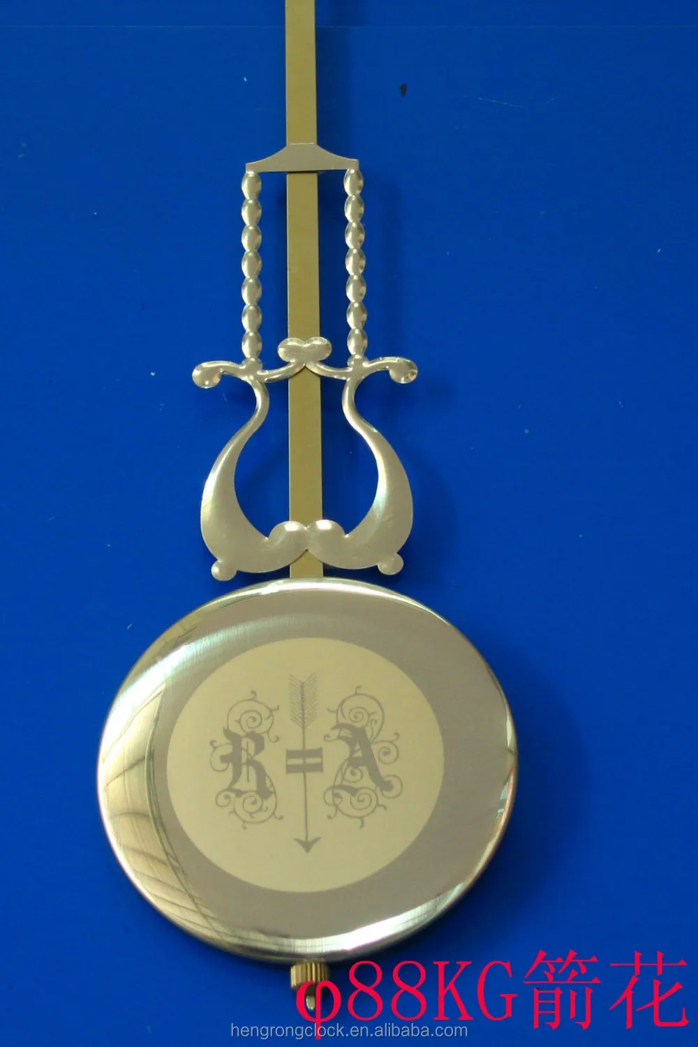Rotating Clock Pendulum Pendulum bob Gold Black White Silver Rod and Bobs