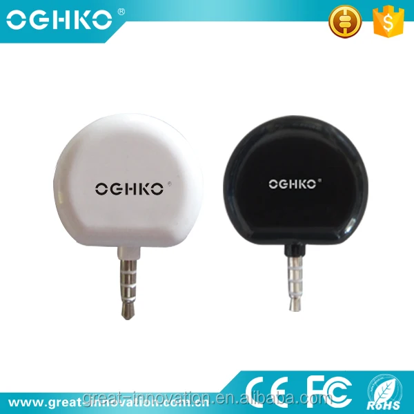 Android IOS Magnetic Headphone 3.5mm Audio Jack Card Reader