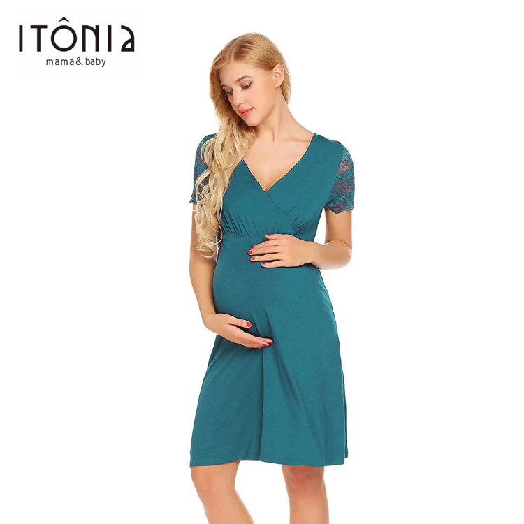 New Style 2019 Quality European Lace Maternity Clothes Dress Buy Lace Maternity Dress European Maternity Clothes Quality Maternity Clothes Product On Alibaba Com