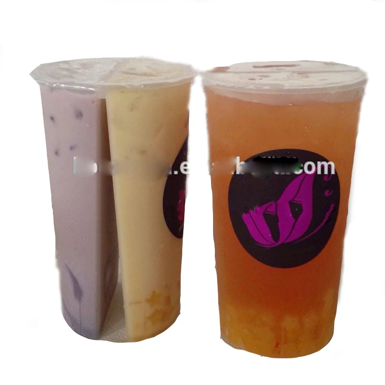 2 Flavor Boba Cups!! (Dual Cups)