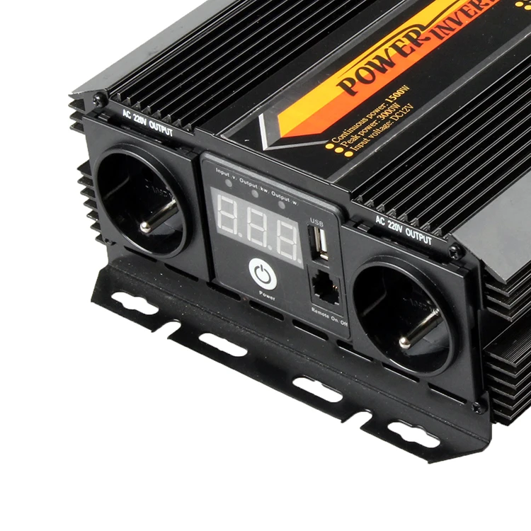 2000W 2500W 3000W Off Grid 12V 220V DC to AC Solar Power Inverter