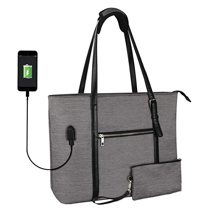 tote with laptop compartment