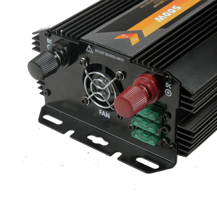 High Efficiency 600W Solar Inverter New Modified Sine Wave Car Power Inverter DC 12V AC 220V Home Car Inverter 50Hz Output