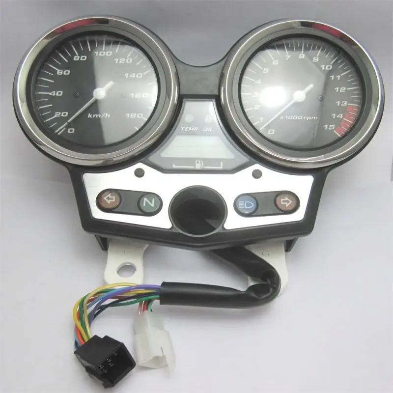 Speedometer Tachometer Odometer Speedo Meter Tacho Gauge Instrument For For Honda CB400 VTEC1 1999-2001 Black Motorcycle Srteet Bike 
