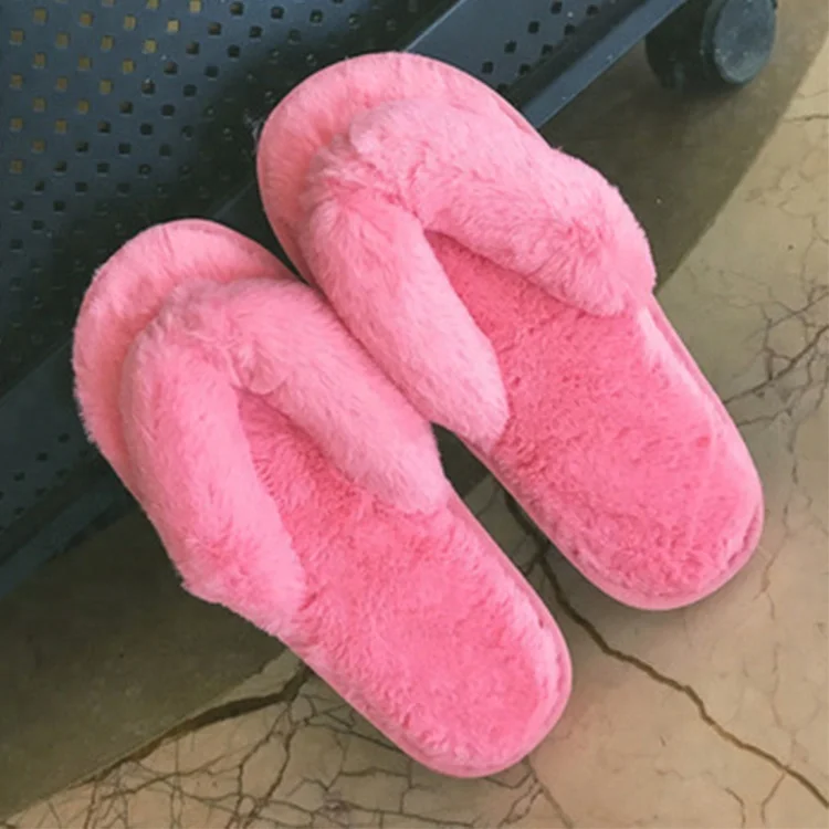 Women's Slippers Fuzzy Slides, Fluffy Sandals Faux Fur Flip Flops Open Toe  Soft Indoor Outdoor Pink Black Grey price in UAE | Amazon UAE | kanbkam
