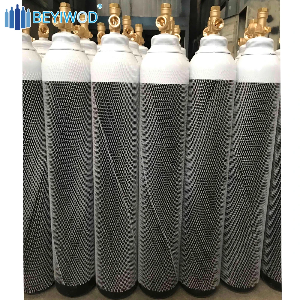高圧CO2ガスボンベ5L 9L 10L 13.4L 15L 20L小型鋼医療用CO2/酸素ボンベ 