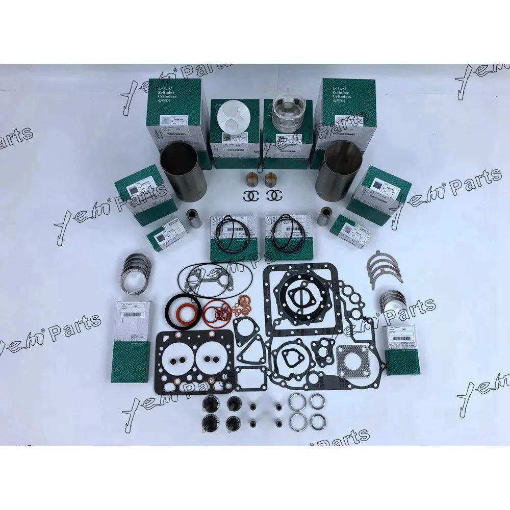 Z482 Engine Rebuild Kit With Gasket Kit Engine Valves Bearings Set for Kubota 2
