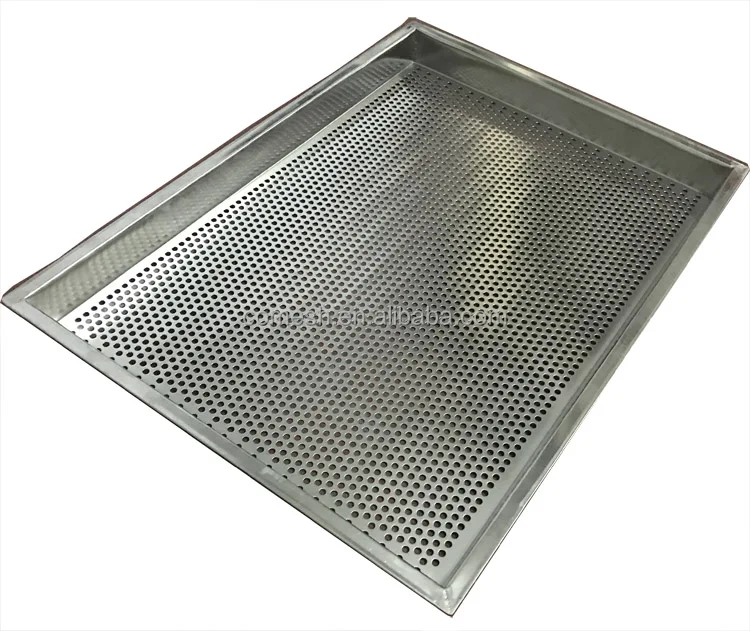 Perforated Baking Tray for Bread Baking Stainless Steel Perforated Metal Baking Sheet Pan