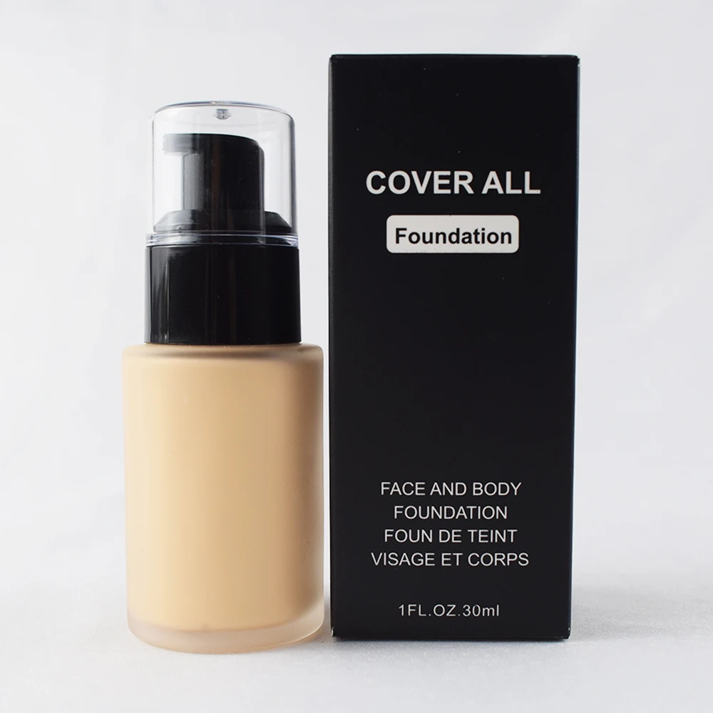 Factory Price Professional Cosmetic Make up Beauty Foundation 12 Colors Liquid Foundation