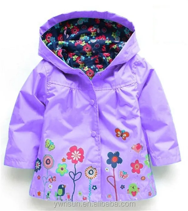 baby girl waterproof coat