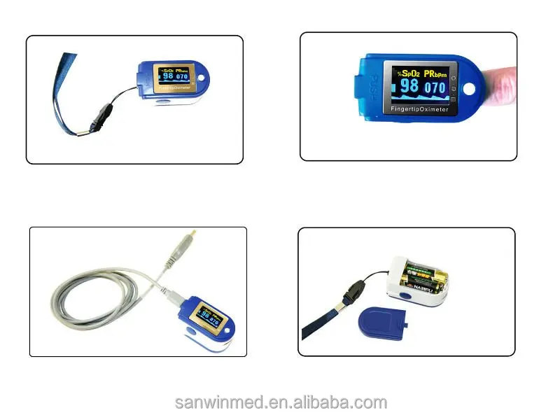 
 Пульсоксиметр на палец с Oled-экраном и USB-интерфейсом  