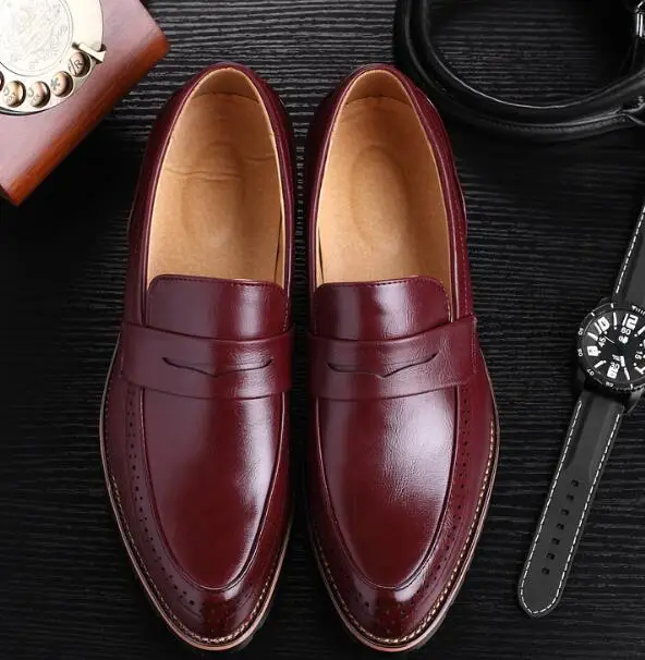
 Мужские деловые кожаные туфли в западном стиле c10018a  